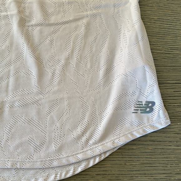 New Balance running NB ice blush grey running tank top size M - Picture 3 of 10